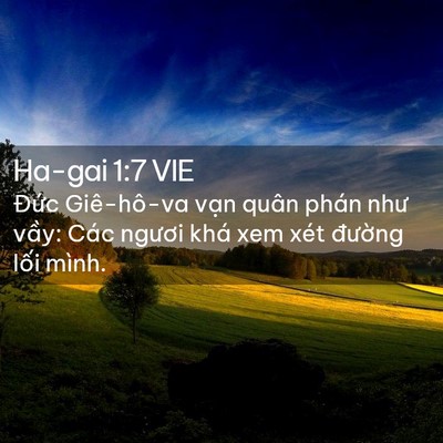 Picture 02 - Ha-gai 1:7 VIE - Đức Giê-hô-va vạn quân phán như vầy: - Bible Verse Picture