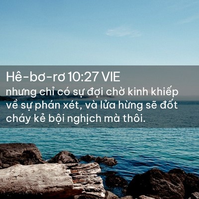Picture 02 - Hê-bơ-rơ 10:27 VIE - nhưng chỉ có sự đợi chờ kinh khiếp - Bible Verse Picture