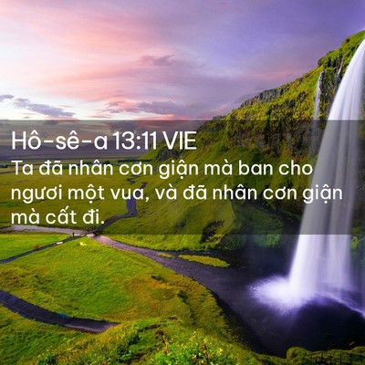 Picture 02 - Hô-sê-a 13:11 VIE - Ta đã nhân cơn giận mà ban cho ngươi - Bible Verse Picture