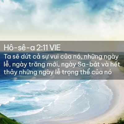 Picture 02 - Hô-sê-a 2:11 VIE - Ta sẽ dứt cả sự vui của nó, những - Bible Verse Picture