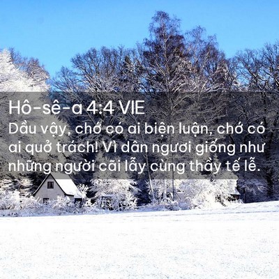 Picture 02 - Hô-sê-a 4:4 VIE - Dầu vậy, chớ có ai biện luận, chớ - Bible Verse Picture