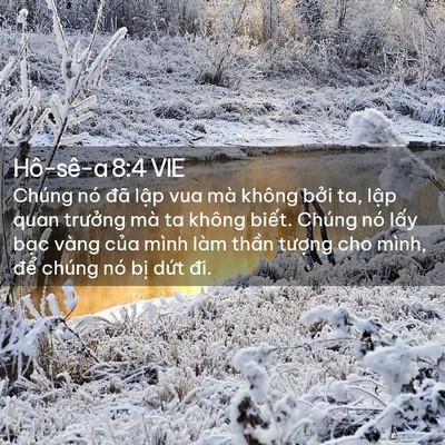 Picture 02 - Hô-sê-a 8:4 VIE - Chúng nó đã lập vua mà không bởi ta, - Bible Verse Picture