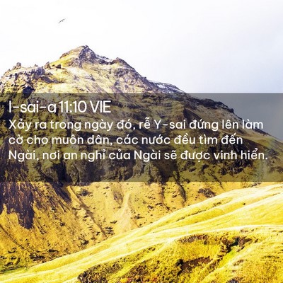 Picture 02 - I-sai-a 11:10 VIE - Xảy ra trong ngày đó, rễ Y-sai đứng - Bible Verse Picture