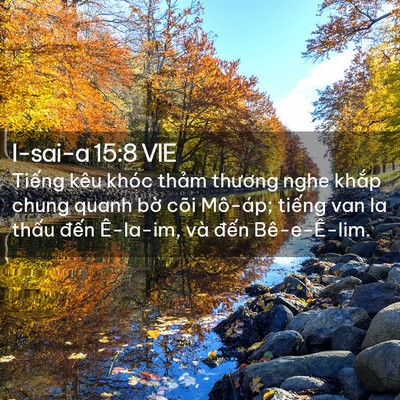 Picture 02 - I-sai-a 15:8 VIE - Tiếng kêu khóc thảm thương nghe khắp - Bible Verse Picture