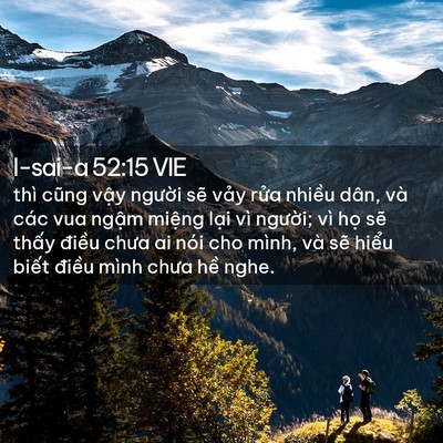Picture 02 - I-sai-a 52:15 VIE - thì cũng vậy người sẽ vảy rửa - Bible Verse Picture