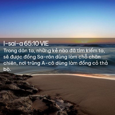 Picture 02 - I-sai-a 65:10 VIE - Trong dân ta, những kẻ nào đã tìm kiếm - Bible Verse Picture