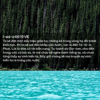 Picture 02 - I-sai-a 66:19 VIE - Ta sẽ đặt một dấu hiệu giữa họ; - Bible Verse Picture