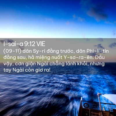 Picture 02 - I-sai-a 9:12 VIE - (09-11) dân Sy-ri đằng trước, dân - Bible Verse Picture