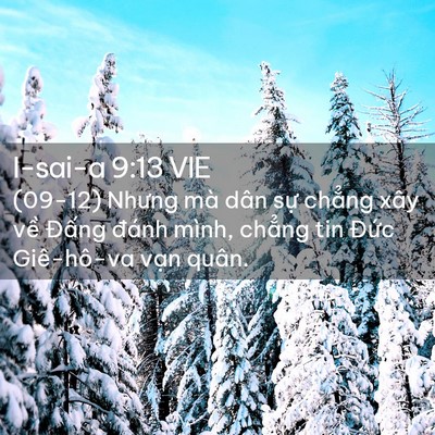 Picture 02 - I-sai-a 9:13 VIE - (09-12) Nhưng mà dân sự chẳng xây về - Bible Verse Picture