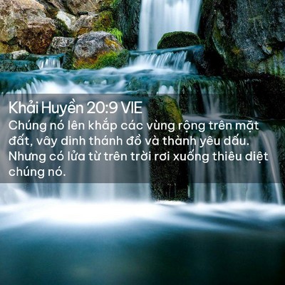 Picture 02 - Khải Huyền 20:9 VIE - Chúng nó lên khắp các vùng rộng trên - Bible Verse Picture