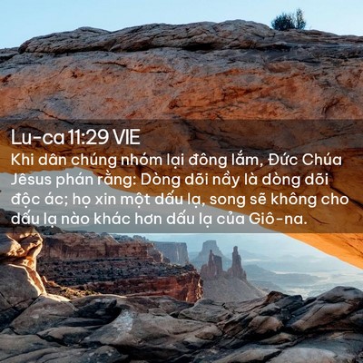 Picture 02 - Lu-ca 11:29 VIE - Khi dân chúng nhóm lại đông lắm, Đức - Bible Verse Picture