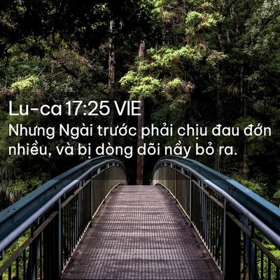 Picture 02 - Lu-ca 17:25 VIE - Nhưng Ngài trước phải chịu đau đớn - Bible Verse Picture