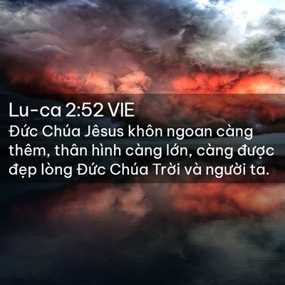 Picture 02 - Lu-ca 2:52 VIE - Đức Chúa Jêsus khôn ngoan càng thêm, - Bible Verse Picture