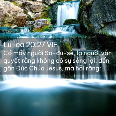 Picture 02 - Lu-ca 20:27 VIE - Có mấy người Sa-đu-sê, là người vẫn - Bible Verse Picture