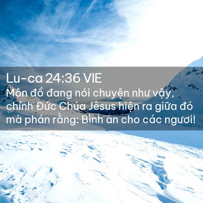 Picture 02 - Lu-ca 24:36 VIE - Môn đồ đang nói chuyện như vậy, chính - Bible Verse Picture