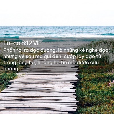 Picture 02 - Lu-ca 8:12 VIE - Phần rơi ra dọc đường, là những kẻ - Bible Verse Picture
