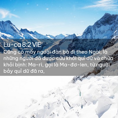 Picture 02 - Lu-ca 8:2 VIE - Cũng có mấy người đàn bà đi theo - Bible Verse Picture