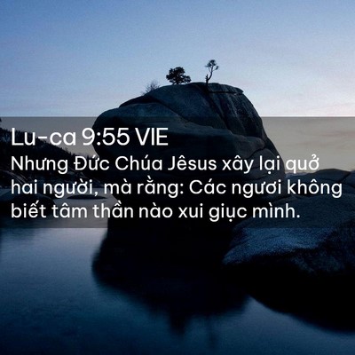 Picture 02 - Lu-ca 9:55 VIE - Nhưng Đức Chúa Jêsus xây lại quở hai - Bible Verse Picture