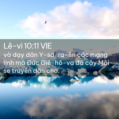 Picture 02 - Lê-vi 10:11 VIE - và dạy dân Y-sơ-ra-ên các mạng lịnh - Bible Verse Picture