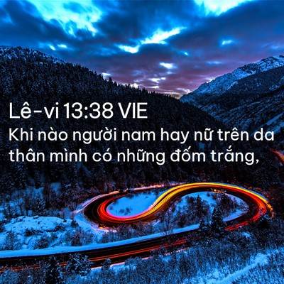Picture 02 - Lê-vi 13:38 VIE - Khi nào người nam hay nữ trên da thân - Bible Verse Picture