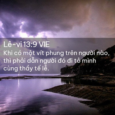 Picture 02 - Lê-vi 13:9 VIE - Khi có một vít phung trên người nào, - Bible Verse Picture