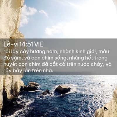Picture 02 - Lê-vi 14:51 VIE - rồi lấy cây hương nam, nhành kinh giới, - Bible Verse Picture