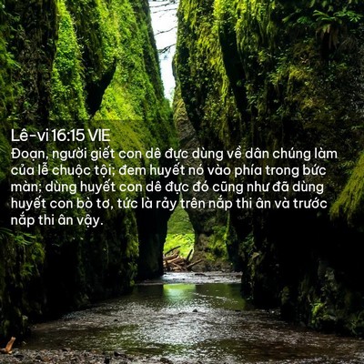 Picture 02 - Lê-vi 16:15 VIE - Đoạn, người giết con dê đực dùng - Bible Verse Picture