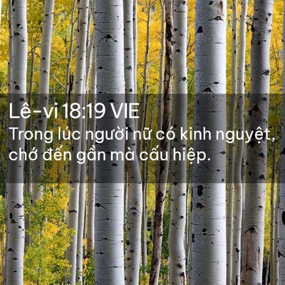 Picture 02 - Lê-vi 18:19 VIE - Trong lúc người nữ có kinh nguyệt, chớ - Bible Verse Picture