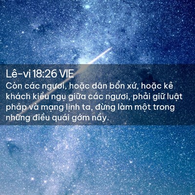 Picture 02 - Lê-vi 18:26 VIE - Còn các ngươi, hoặc dân bổn xứ, hoặc - Bible Verse Picture