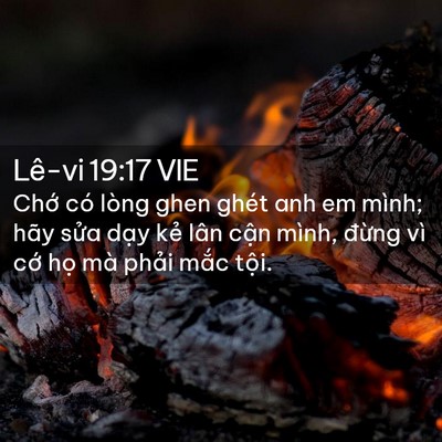 Picture 02 - Lê-vi 19:17 VIE - Chớ có lòng ghen ghét anh em mình; hãy - Bible Verse Picture