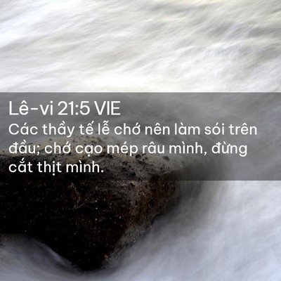 Picture 02 - Lê-vi 21:5 VIE - Các thầy tế lễ chớ nên làm sói trên - Bible Verse Picture