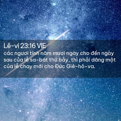 Picture 02 - Lê-vi 23:16 VIE - các ngươi tính năm mươi ngày cho đến - Bible Verse Picture