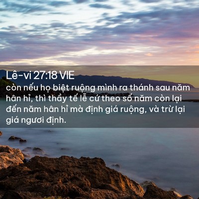 Picture 02 - Lê-vi 27:18 VIE - còn nếu họ biệt ruộng mình ra thánh - Bible Verse Picture