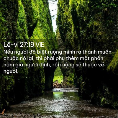 Picture 02 - Lê-vi 27:19 VIE - Nếu ngươi đã biệt ruộng mình ra thánh - Bible Verse Picture