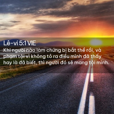 Picture 02 - Lê-vi 5:1 VIE - Khi người nào làm chứng bị bắt thề - Bible Verse Picture