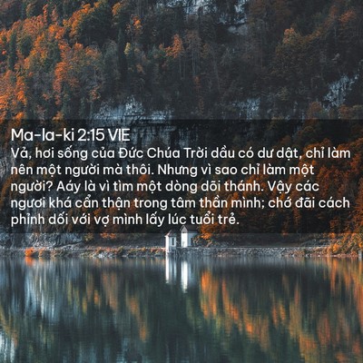 Picture 02 - Ma-la-ki 2:15 VIE - Vả, hơi sống của Đức Chúa Trời dầu - Bible Verse Picture