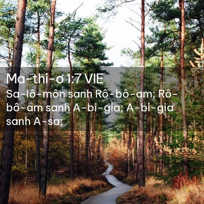 Picture 02 - Ma-thi-ơ 1:7 VIE - Sa-lô-môn sanh Rô-bô-am; Rô-bô-am sanh - Bible Verse Picture