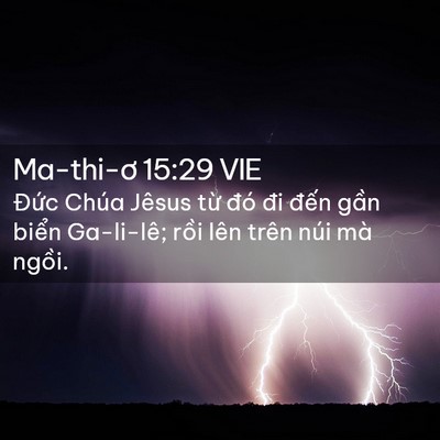 Picture 02 - Ma-thi-ơ 15:29 VIE - Đức Chúa Jêsus từ đó đi đến gần - Bible Verse Picture