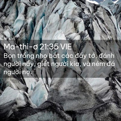 Picture 02 - Ma-thi-ơ 21:35 VIE - Bọn trồng nho bắt các đầy tớ, đánh - Bible Verse Picture
