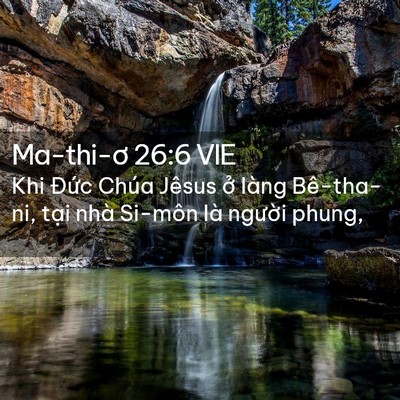 Picture 02 - Ma-thi-ơ 26:6 VIE - Khi Đức Chúa Jêsus ở làng Bê-tha-ni, - Bible Verse Picture