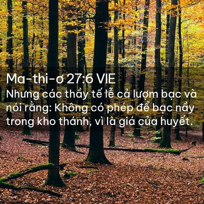 Picture 02 - Ma-thi-ơ 27:6 VIE - Nhưng các thầy tế lễ cả lượm bạc - Bible Verse Picture