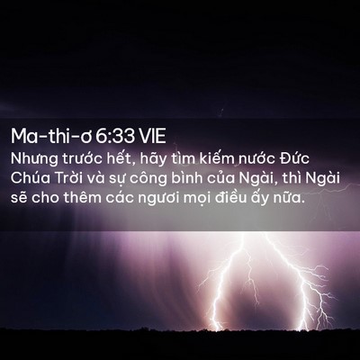 Picture 02 - Ma-thi-ơ 6:33 VIE - Nhưng trước hết, hãy tìm kiếm nước - Bible Verse Picture