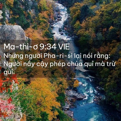 Picture 02 - Ma-thi-ơ 9:34 VIE - Nhưng người Pha-ri-si lại nói rằng: - Bible Verse Picture