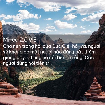 Picture 02 - Mi-ca 2:5 VIE - Cho nên trong hội của Đức Giê-hô-va, - Bible Verse Picture