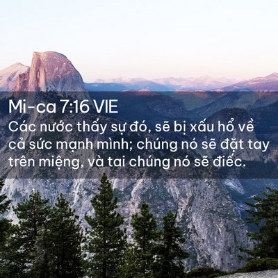 Picture 02 - Mi-ca 7:16 VIE - Các nước thấy sự đó, sẽ bị xấu - Bible Verse Picture
