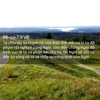 Picture 02 - Mi-ca 7:9 VIE - Ta chịu lấy sự thạnh nộ của Đức - Bible Verse Picture
