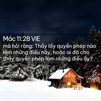 Picture 02 - Mác 11:28 VIE - mà hỏi rằng: Thầy lấy quyền phép nào - Bible Verse Picture