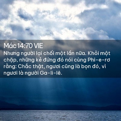 Picture 02 - Mác 14:70 VIE - Nhưng người lại chối một lần nữa. - Bible Verse Picture