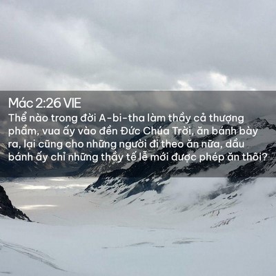 Picture 02 - Mác 2:26 VIE - Thể nào trong đời A-bi-tha làm thầy cả - Bible Verse Picture