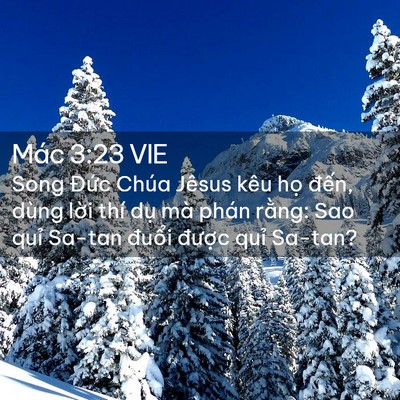Picture 02 - Mác 3:23 VIE - Song Đức Chúa Jêsus kêu họ đến, dùng - Bible Verse Picture